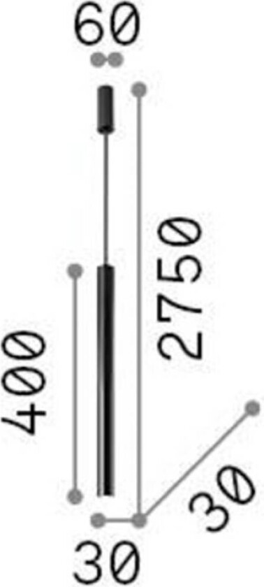 Ideal Lux hengelampe Ultrathin Round 40 cm svart DALI