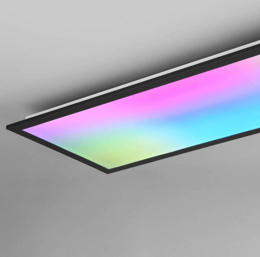 Beta LED-taklampe, lengde 80 cm, svart, RGBW, CCT