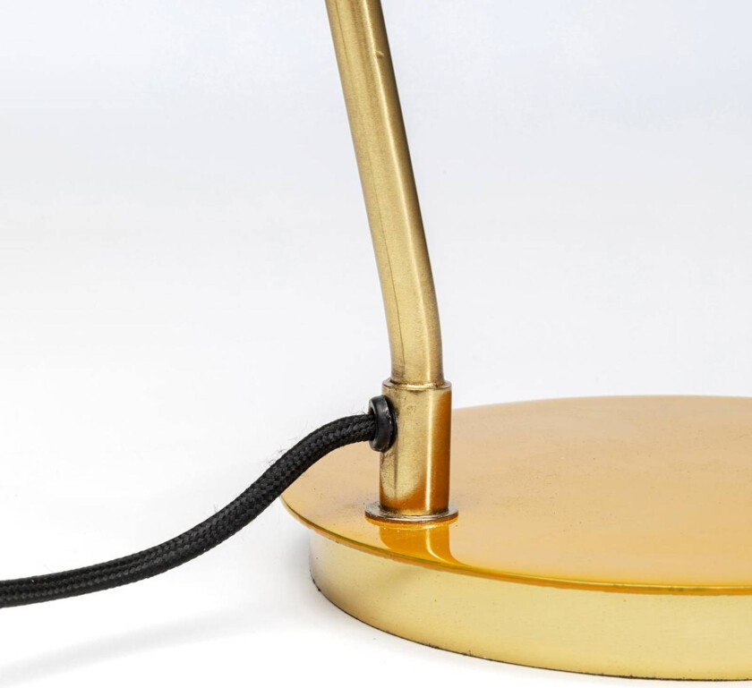 KARE Demi bordlampe, gul, stål, høyde 56 cm