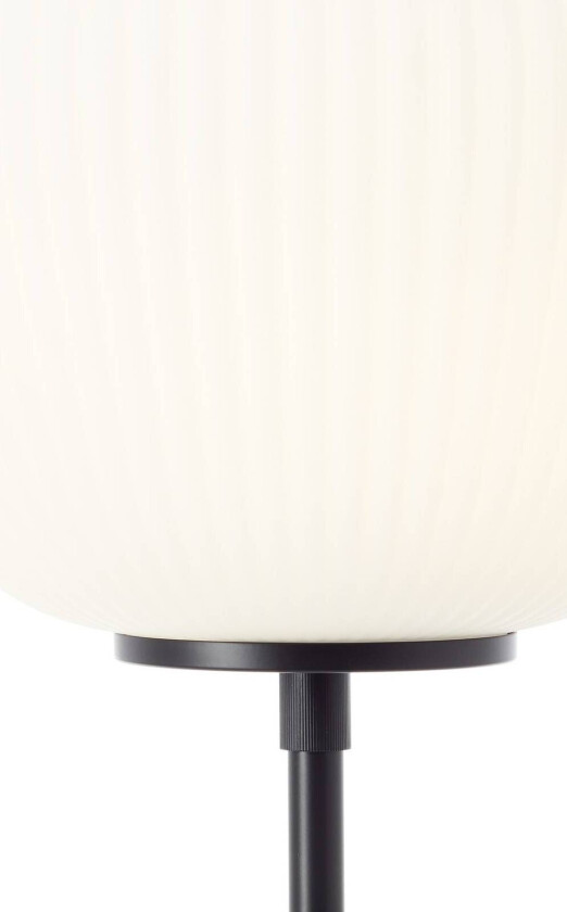 Kaizen gulvlampe, høyde 140 cm, opal, glass/metall