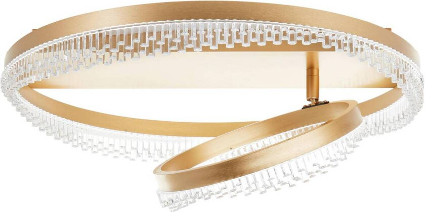 Aurora taklampe, gullfarget Ø 61 cm, aluminium, CCT