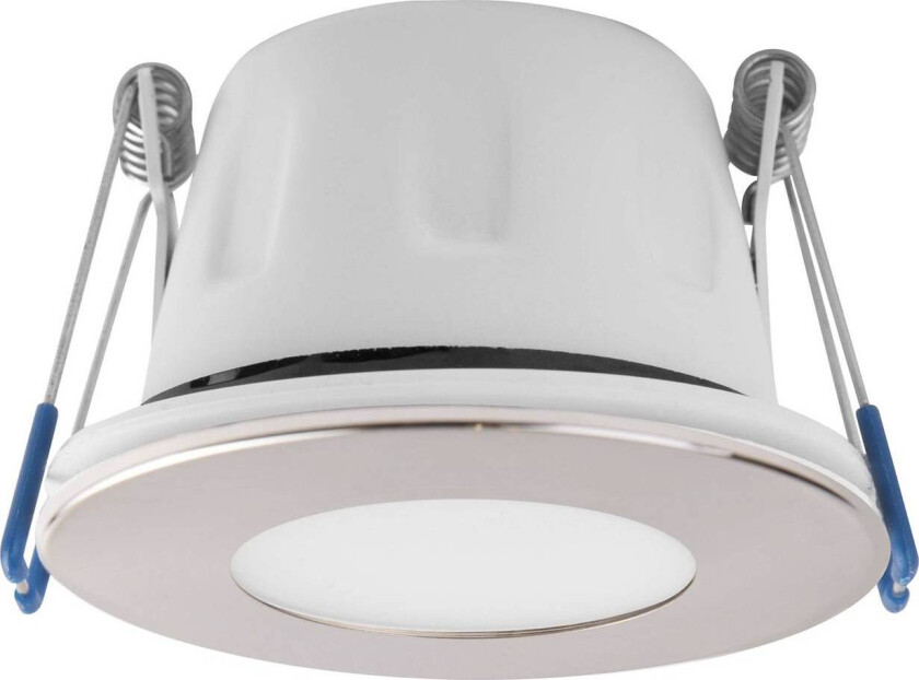 MEGAMAN LED innfellingsspot Tego Slim, 10-pk, 4000 K, nikkel