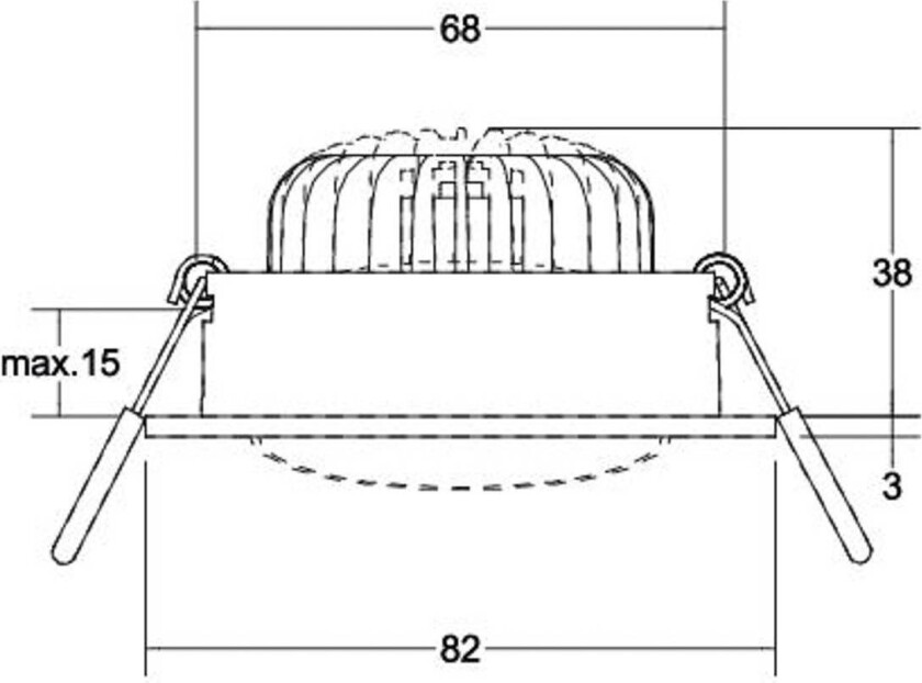 BB35 RC-driver, rund koblingsboks med svart struktur
