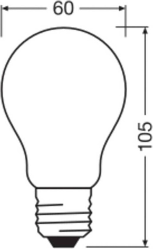 OSRAM LED Classic, matt, E27, 7,2 W, 1 521 lm, 4 000 K, A100