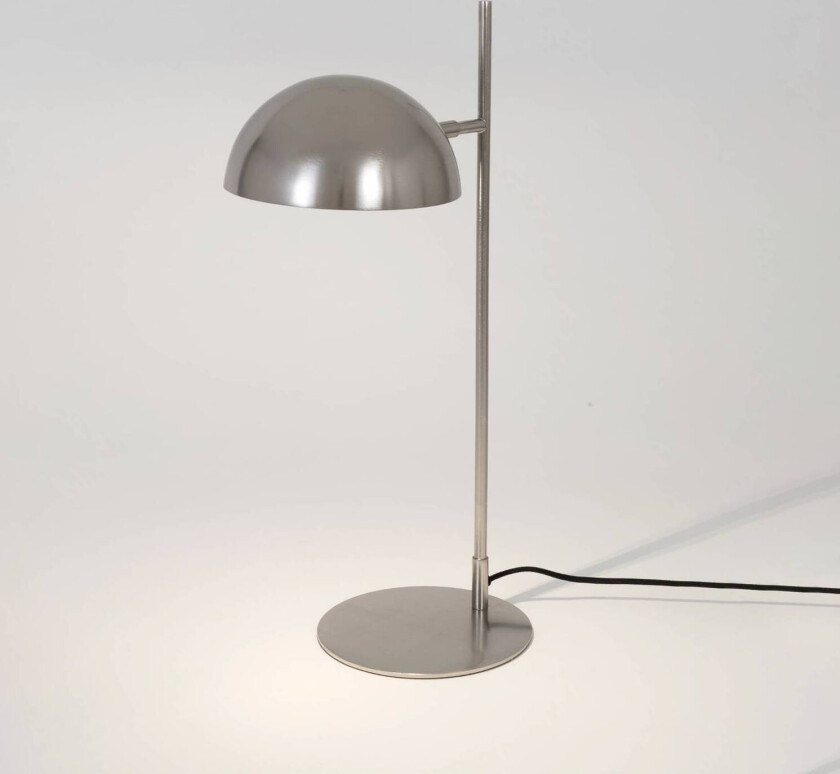 Miro bordlampe, sølvfarget, høyde 58 cm, jern/messing