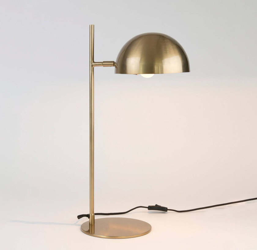 Miro bordlampe, gullfarget, høyde 58 cm, jern/messing