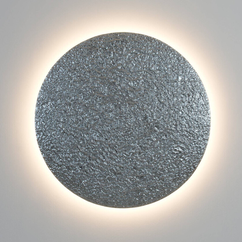 LED-vegglampe Meteor, sølvfarget, Ø 100 cm, jern