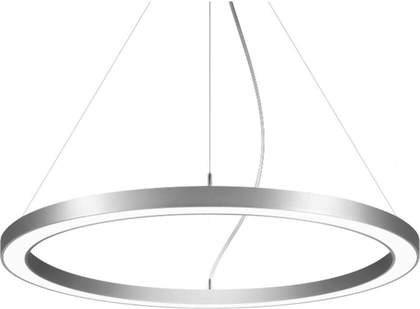 Biro Circle Ring5 direkte Ø 75 cm DALI sølv 3000 K