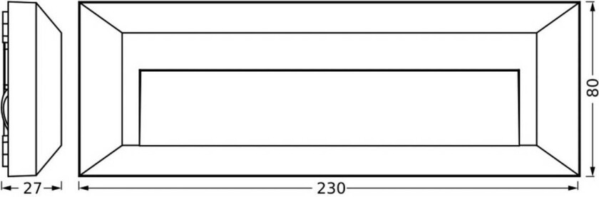 LED utendørs vegglampe Endura Style Ivan, mørk grå