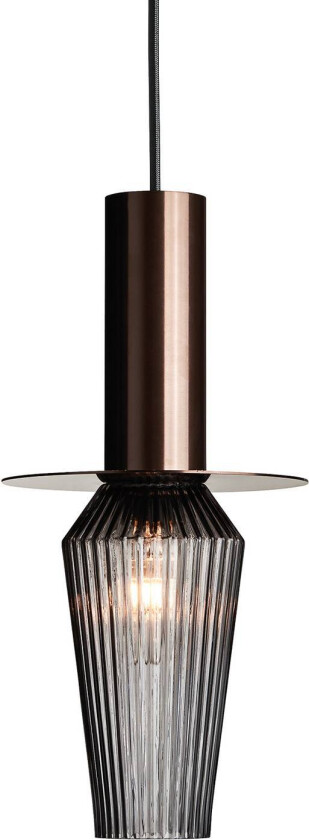 Harakiri pendellampe, brun/røykgrått