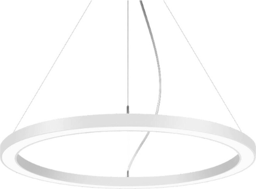Biro Circle Ring5 direkte Ø 60 cm DALI, hvit