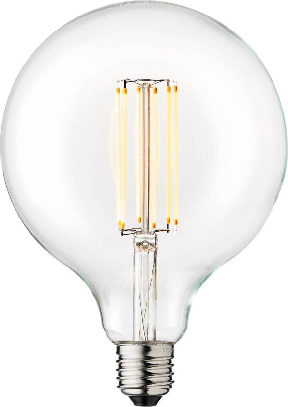 LED-pære Globe, E27, Ø 12,5 cm, 3,5 W, 2 200 K, dimbar