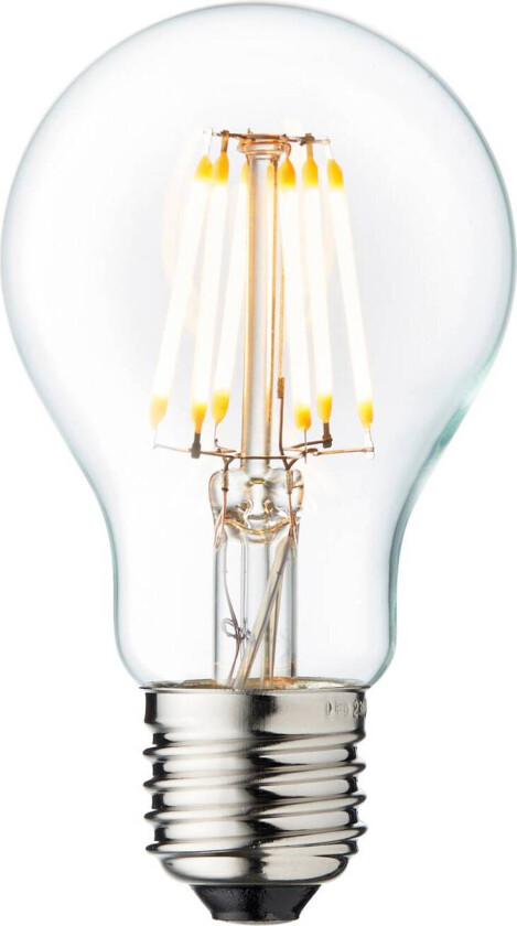 Vilkårlig LED-pære, E27 Ø 6 cm 5 W 2 200 K, dimbar