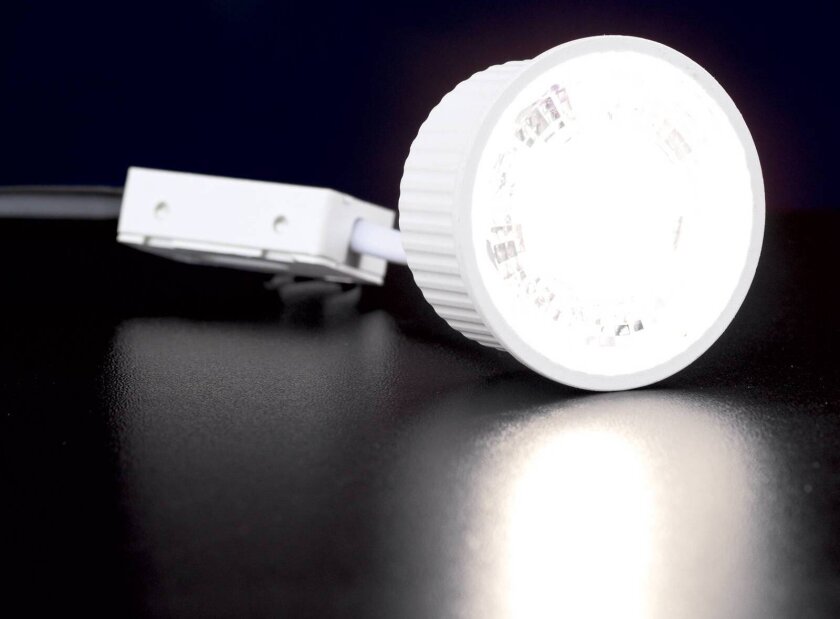 LED-modul, GU10 for innfelt montering, 4,9 W, 3000 K, 410 lm, dimbar