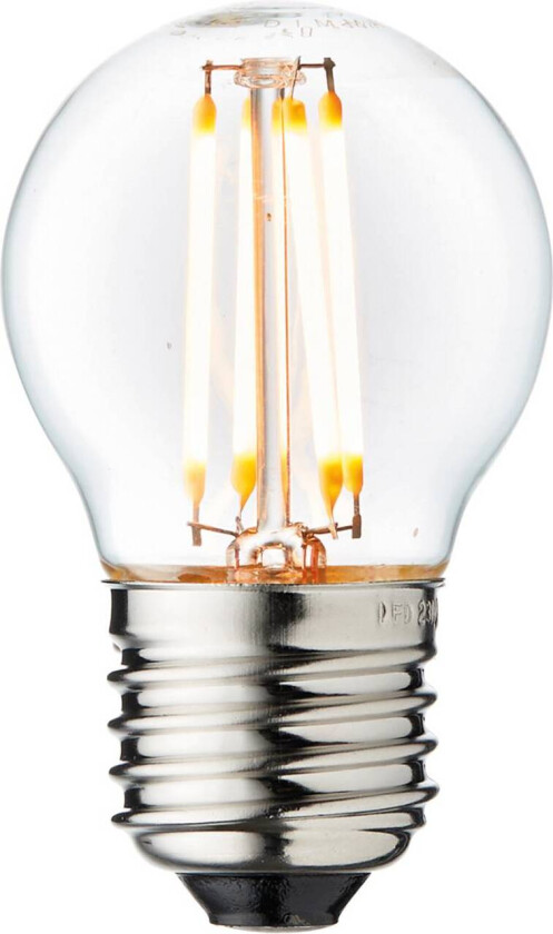 Vilkårlig LED-pære, E27 Ø 4,5 cm 3,5W 2 200K dimbar