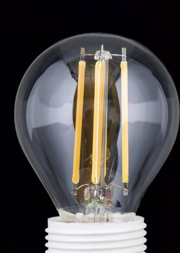 LED glødepære E14 G45 klar 6W 827 720lm dimmbar