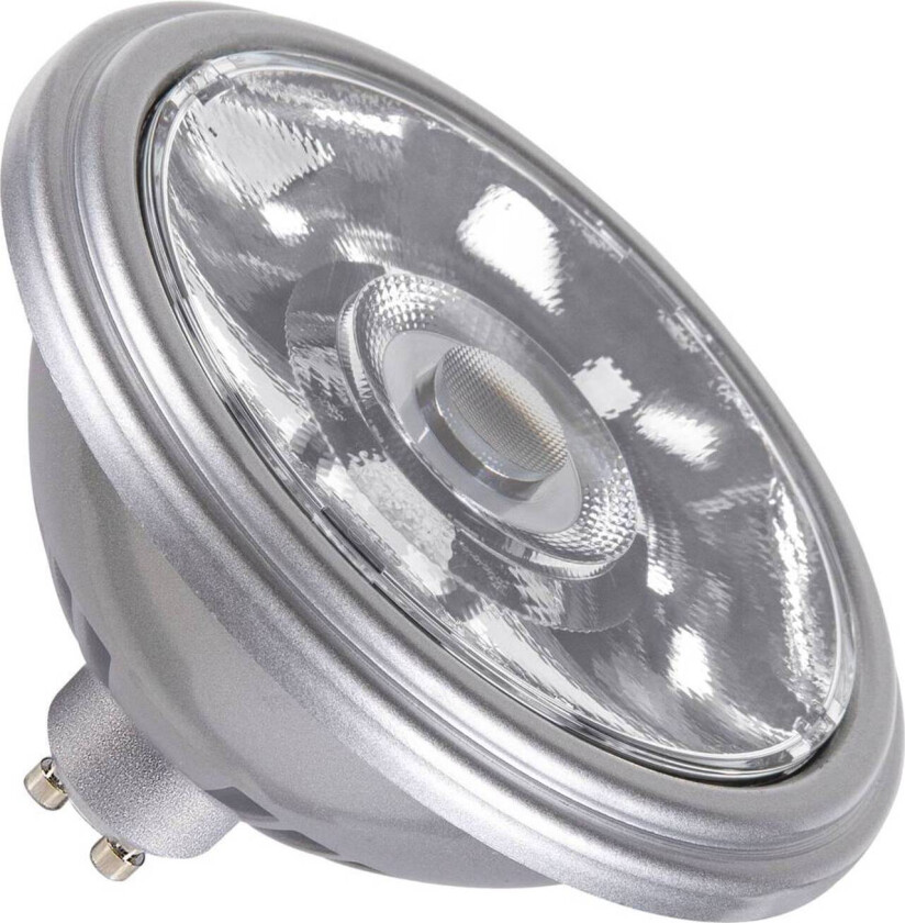 LED-reflektor QPAR111 GU10 sølv 12.5W 3000K 950 lumen