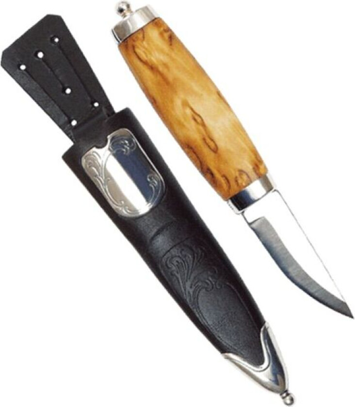 Bunadskniv Vangsjenta i 925 sølv med graveringsfelt