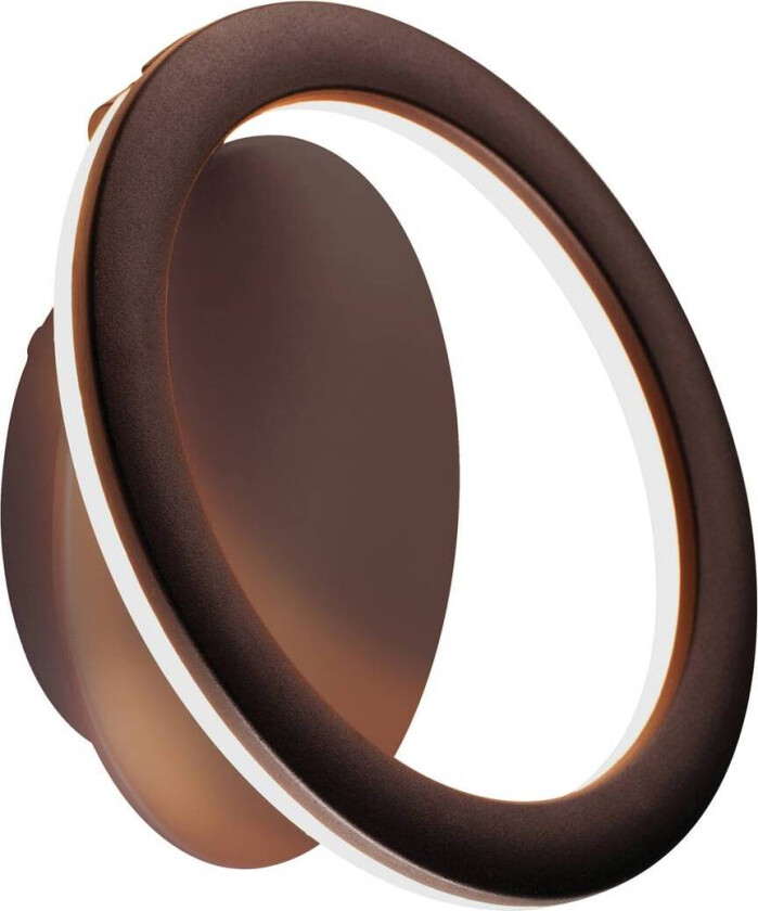 Palermo LED utendørs vegglampe, rustbrun