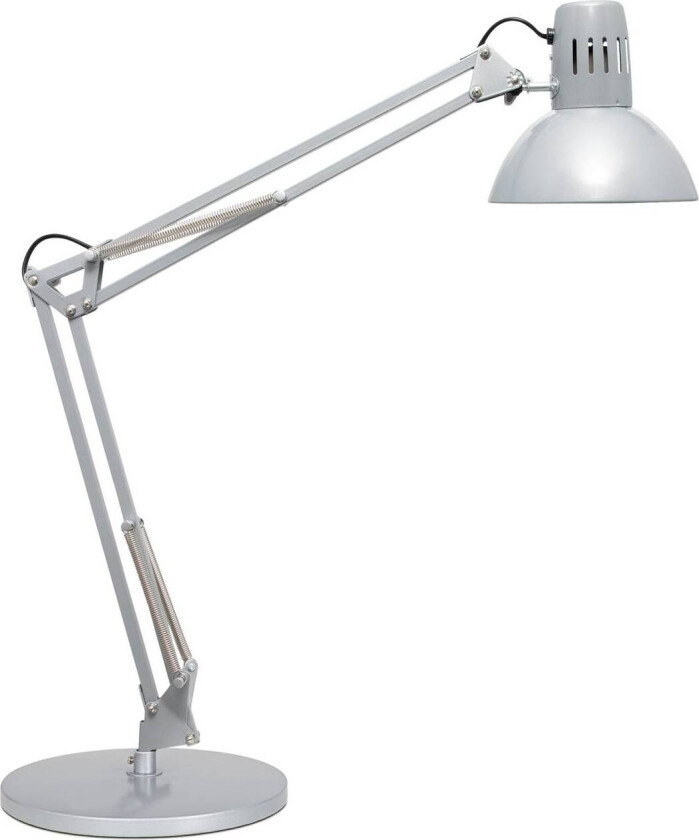 Skrivebordslampe MAULstudy, sølv, stativ