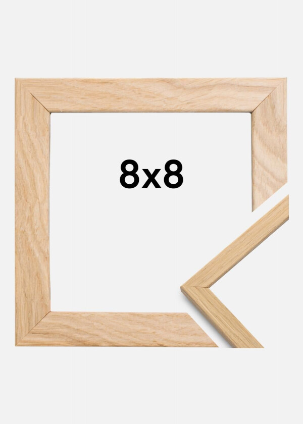 Ramme Edsbyn Akrylglass Eik 8x8 Cm