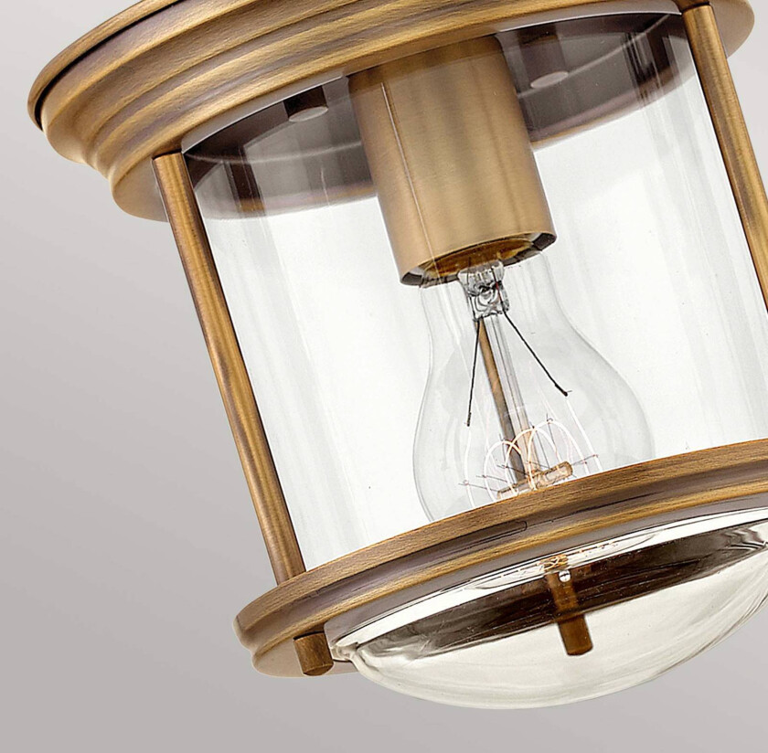 Hadrian Mini utendørs taklampe, bronse/klar