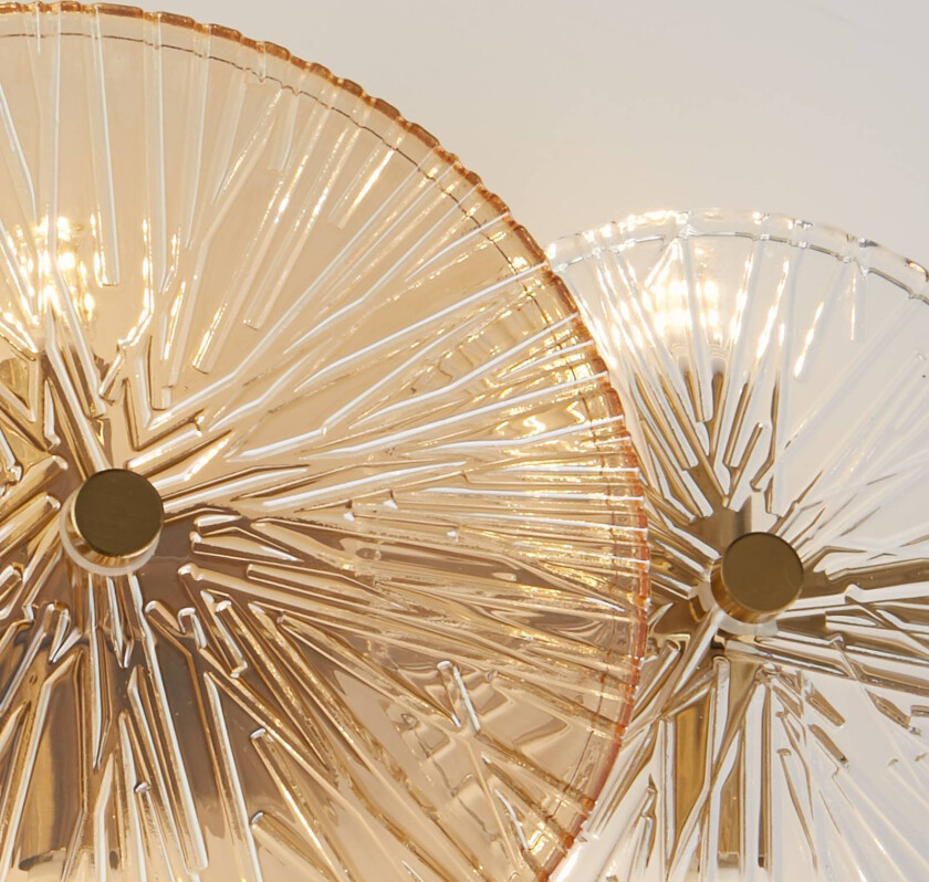 Wagon Wheel taklampe, 6-lys