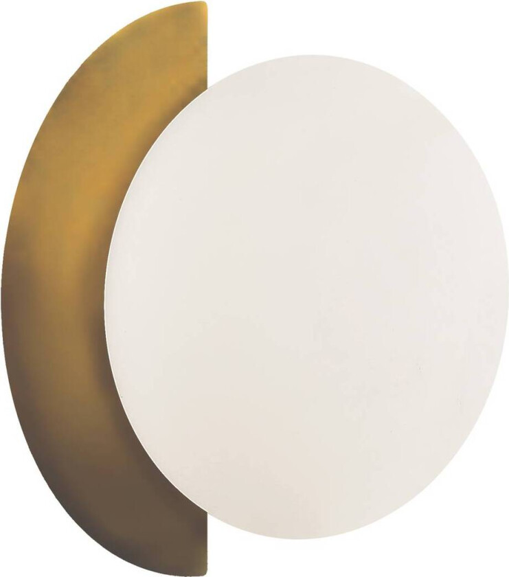 Darcy vegglampe, gullfarget