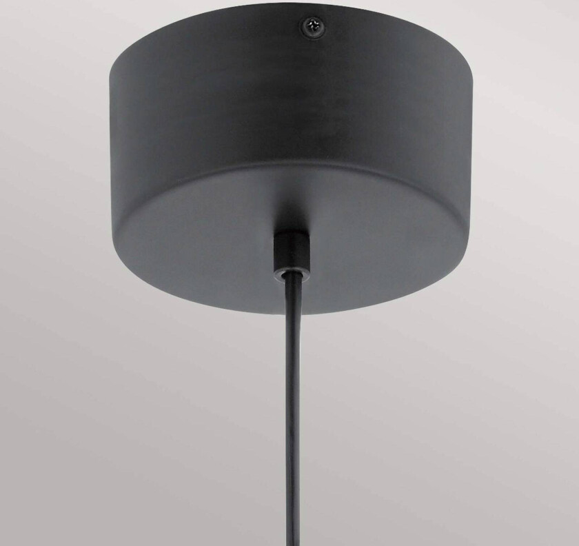 Moonlit LED-pendellampe, svart, aluminium, Ø 20 cm, sfære