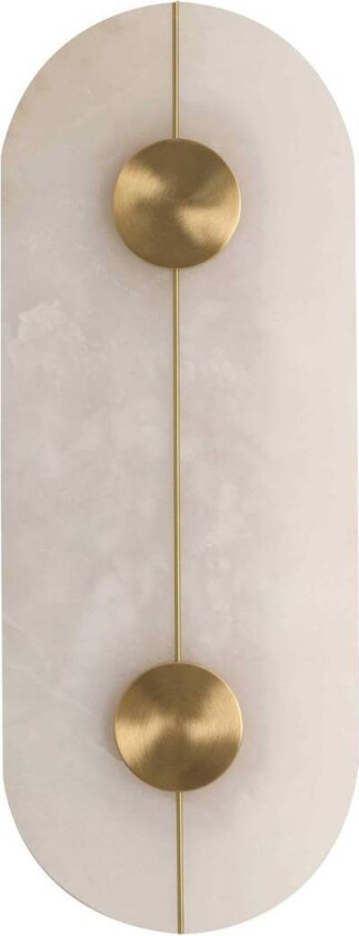 LED-vegglampe Lusso, høyde 43,5 cm