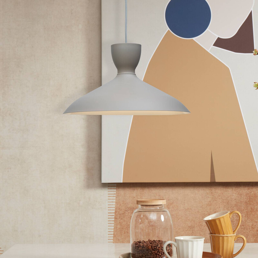 Det handler om RoMi pendellampe Hanover, lys grå