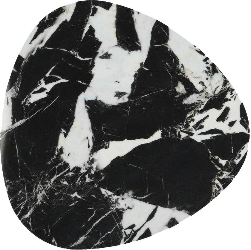 LED-vegglampe Rock kunststein, svart