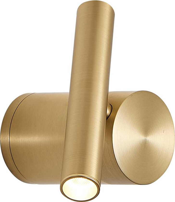 Planet LED-vegglampe, gull