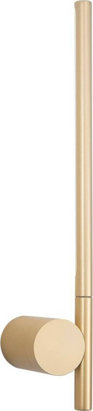 Novita LED-vegglampe, justerbar, gullfarget