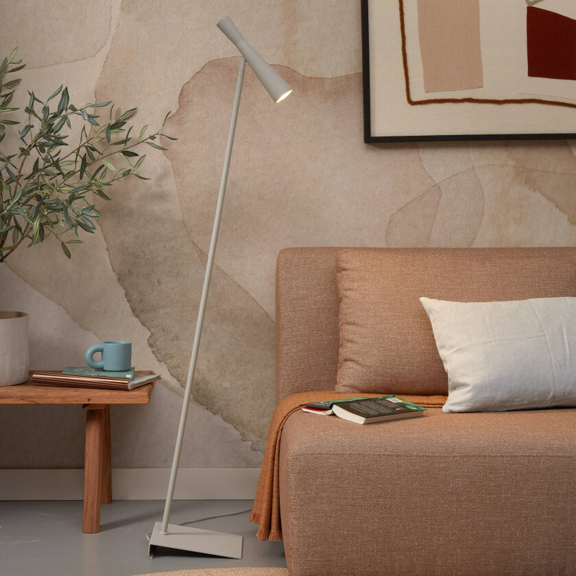 Det dreier seg om RoMi gulvlampe Bordeaux, lys grå