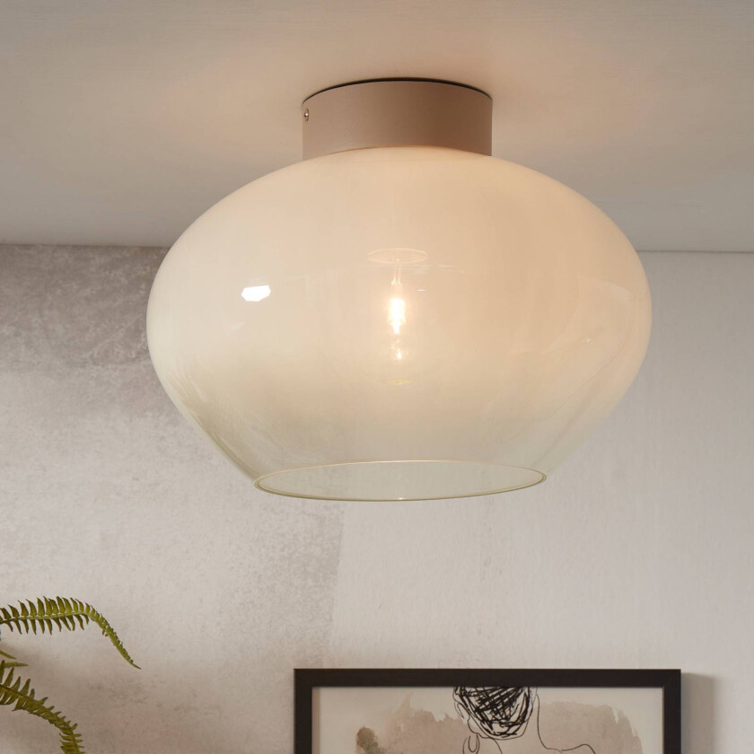 Det dreier seg om RoMi taklampe Bologna, melkehvit