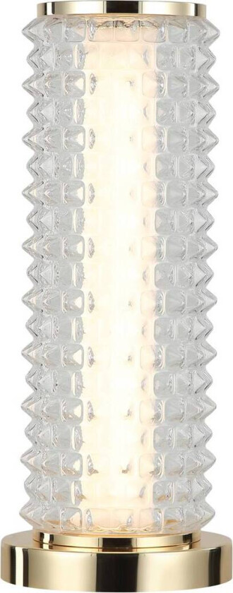 Irma LED-bordlampe, gullfarget/klar