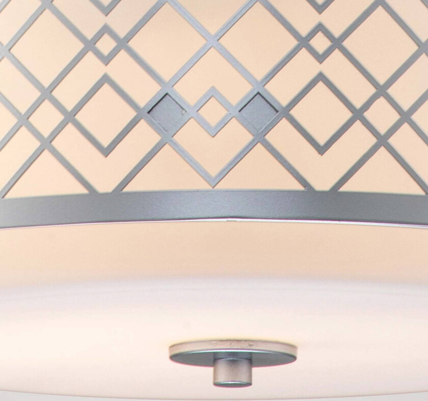 Taklampe Ziggy Medium, sølv