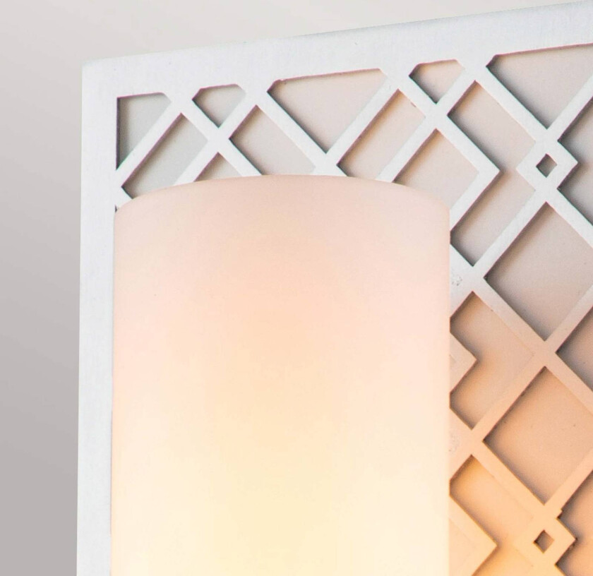 Ziggy vegglampe, sølv