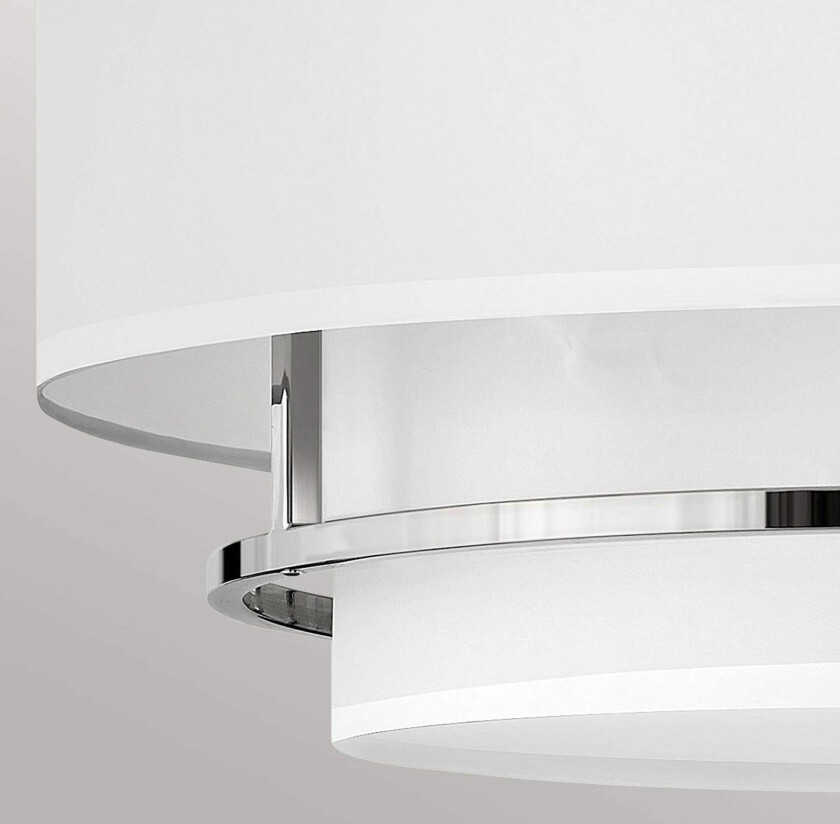 Pendellampe Graham Duo Mount 4-lys Ø 58,4 cm, polert nikkel