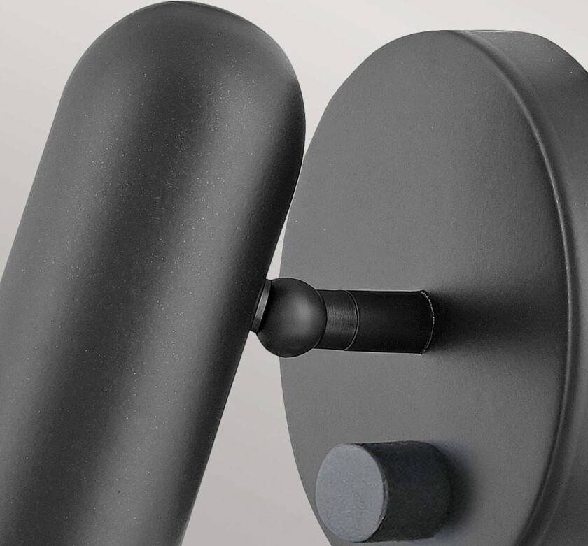 LED-veggspotlight Dax med dimmer, svart