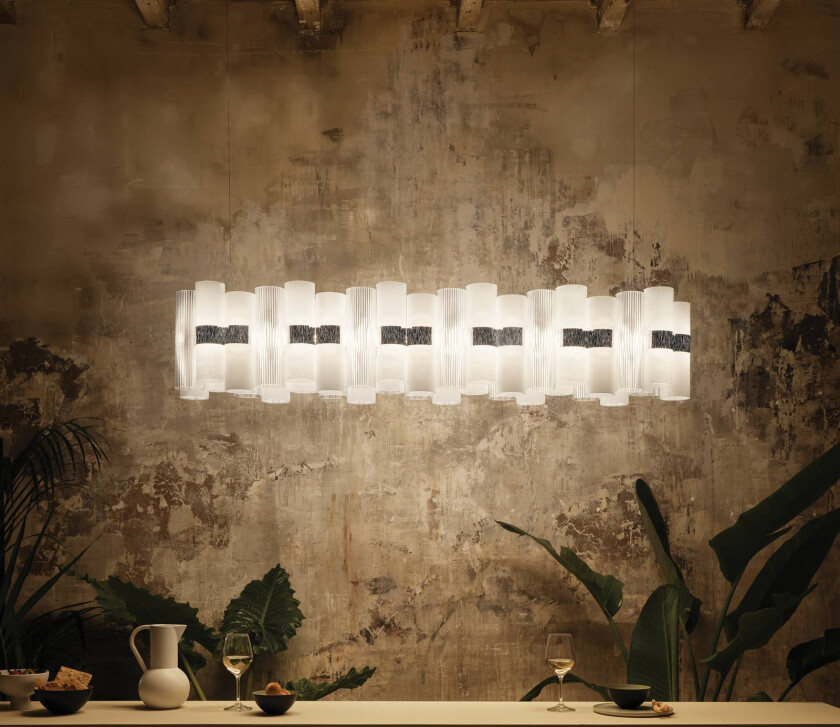 LED hengelampe La Lollo, hvit, 140 cm