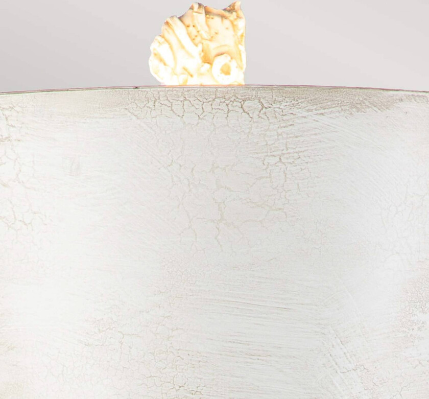 Petra bordlampe i antikkhvit