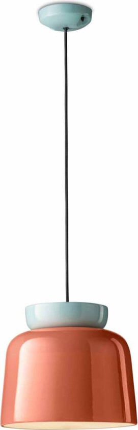 Corcovado pendellampe, lyseblå/oransje