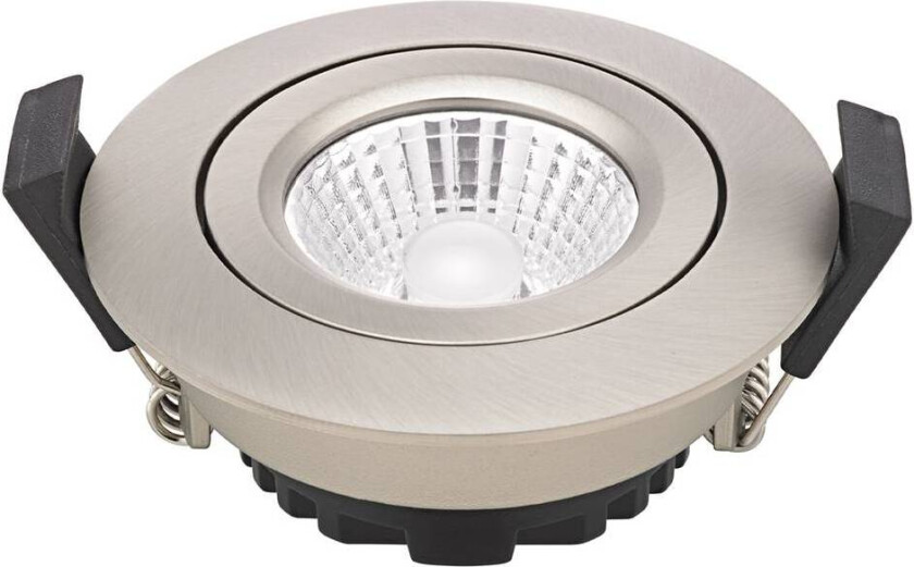 LED-takinnfellingsspot Diled, Ø 8,5 cm, 6 W, 3000 K, stål