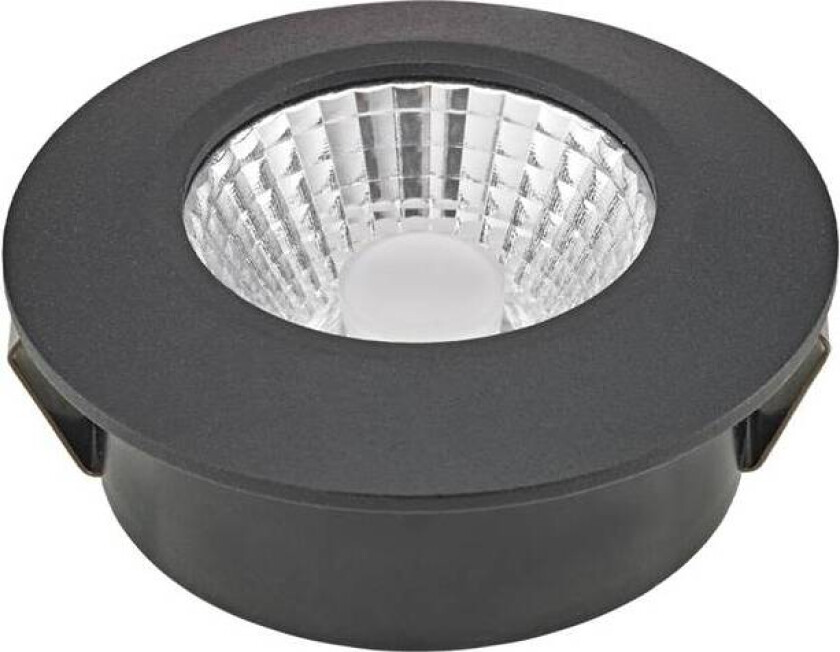 LED innfelt takspot Diled, Ø 6,7 cm, Dim-To-Warm, svart