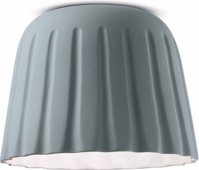 Taklampe Madame Gres keramikk høyde 29 cm, grå