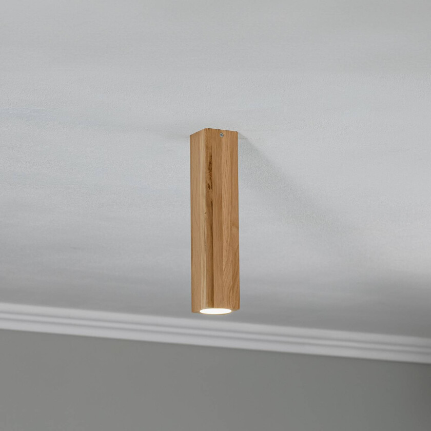 Peach Puff taklampe kvadrat høyde 30 cm