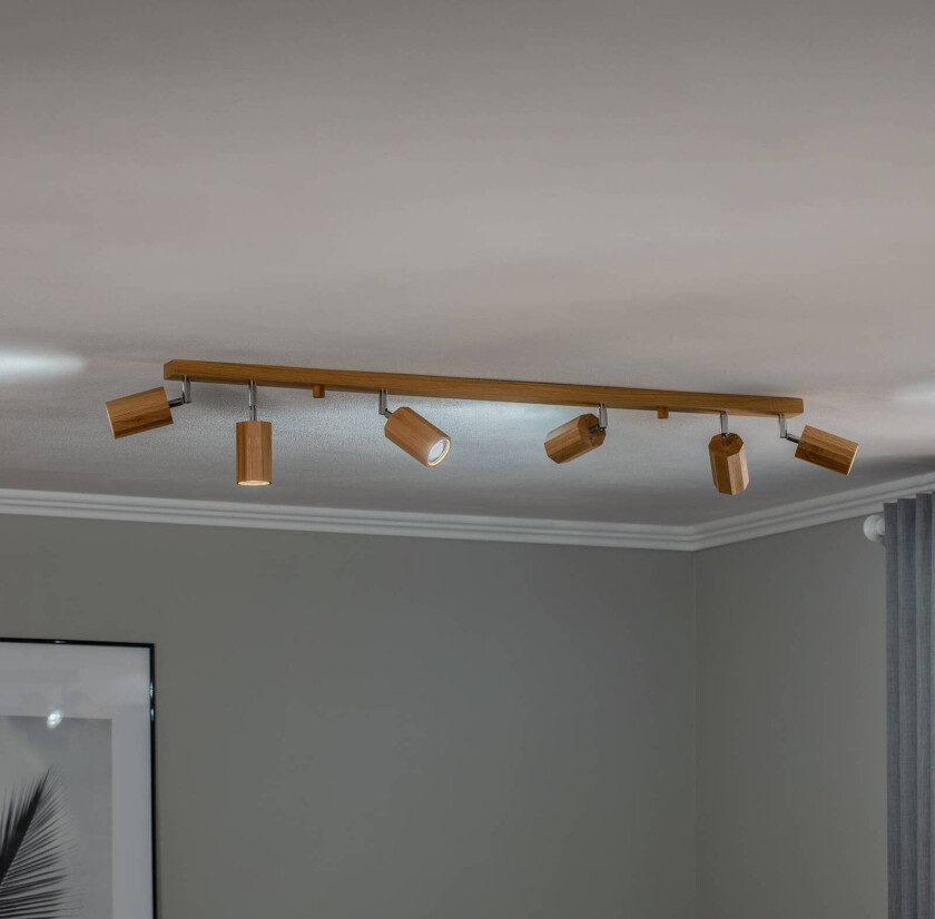 Peach Puff downlight tre oktagon 6 lysk