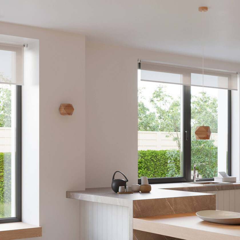 Peach Puff vegglampe polyeder tre 1 lysk